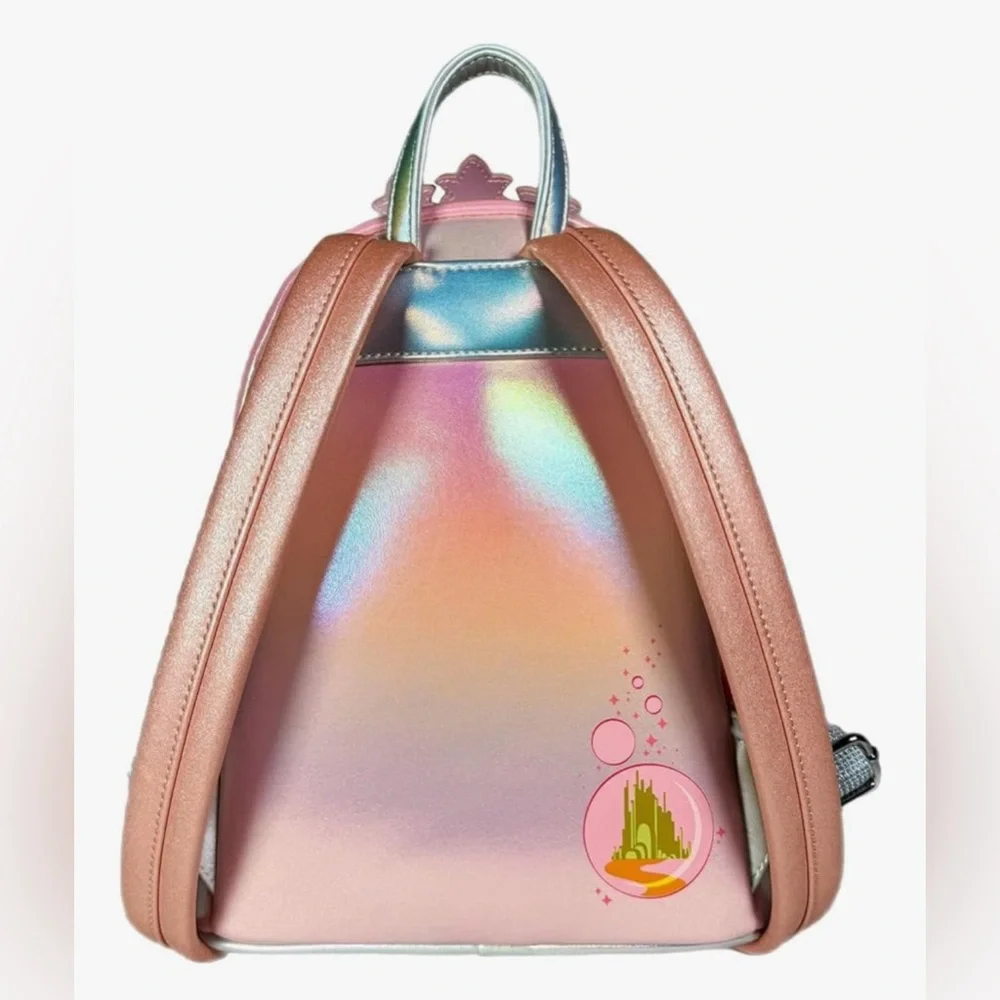 Loungefly WOZ Glinda the Good Witch Cosplay Mini Backpack
